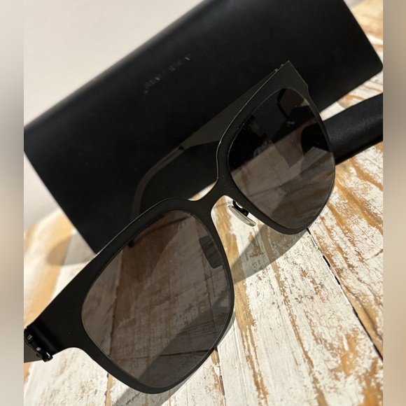 Yves Saint Laurent Black Sunglasses - Picture 3 of 10